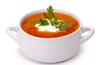 Hvorfor ikke helle suppe på termos, og ta med ut på tur neste gang?