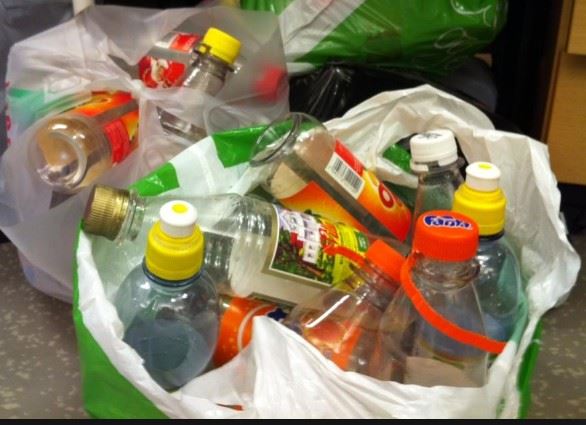 Skigruppa`s flaskeinnsamling torsdag 7. april