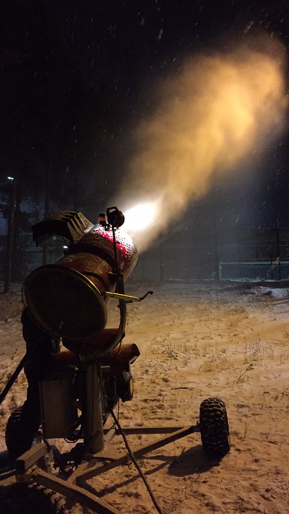 Behov for vakter til snøkanonen