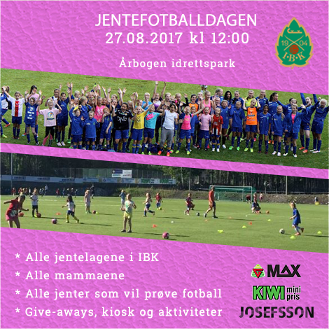 Jentefotball dagen - 27.08.2017