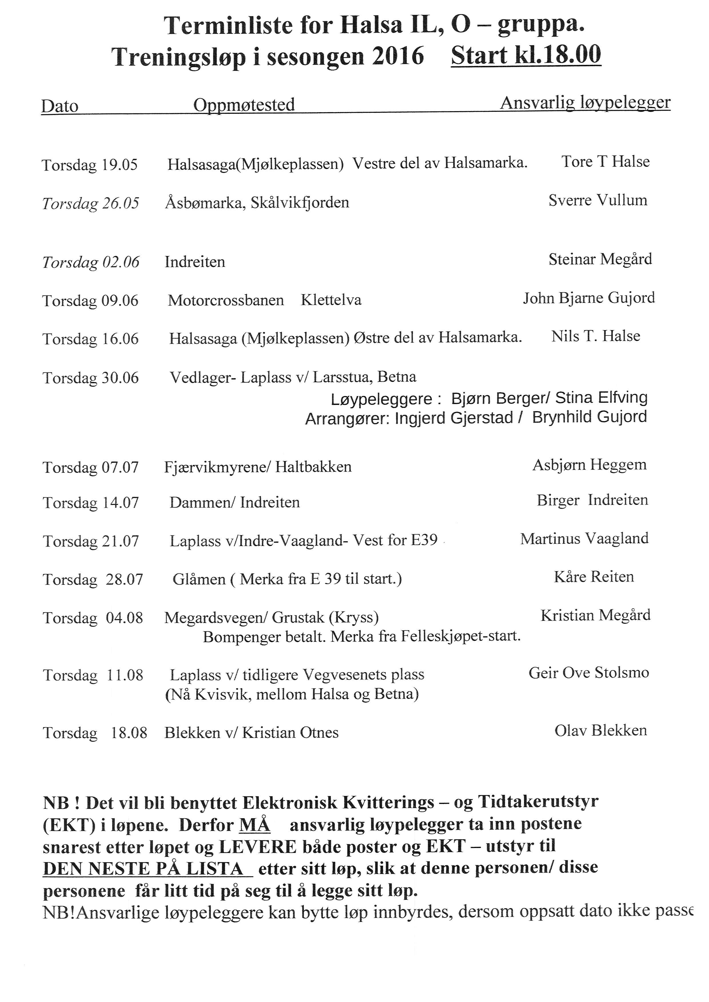 Orienterings sesongen er igang