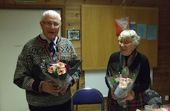 Bjørg og Ivar ble hedret for lang og verdifull innsats