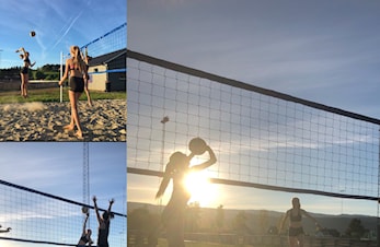 Sandvolleyballturnering under Snåsavatnet Fiskefestival