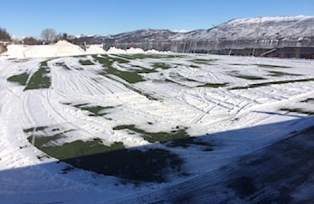 Banen er bøytet