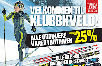 Klubbkveld hos G-sport ÅL!