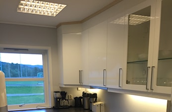 Oppussing av kjøkkenet på Klubbhuset.