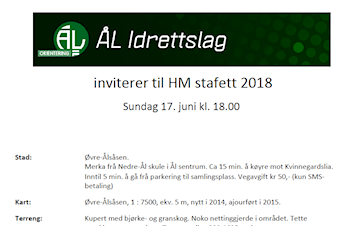 Hallingdalsmesterskapet i stafett 2018