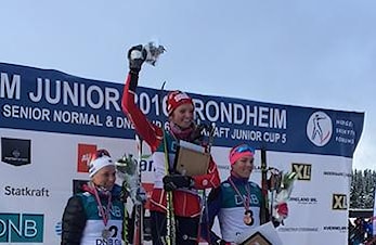 NM-bronse til Karoline Næss fra Bjerke IL på normaldistansen i NM senior