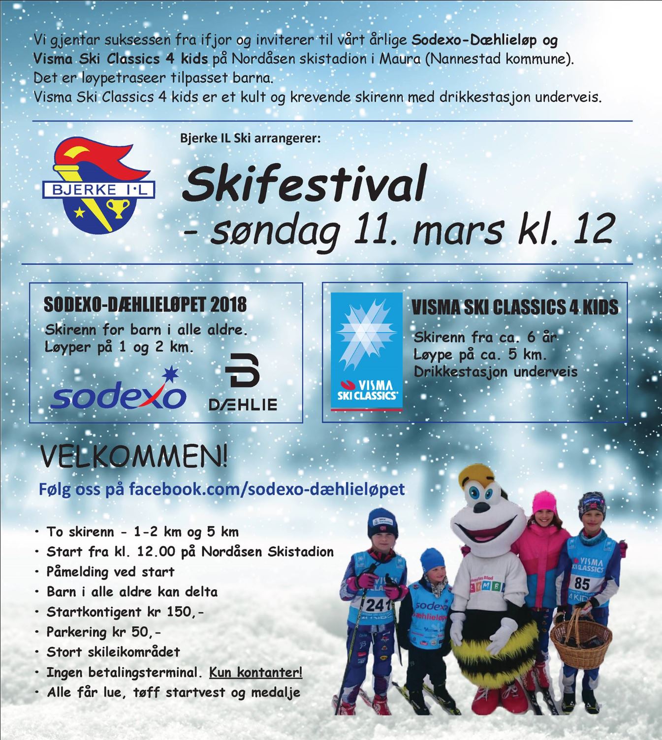 Sodexo-Dæhlieløpet 11. Mars 2018