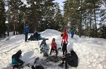 Skiløypene er kjørt opp