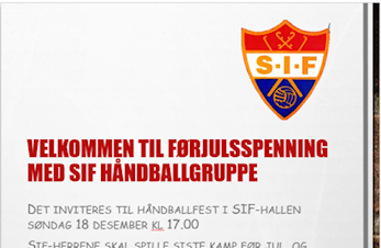 Førjulsspenning i SIF-hallen