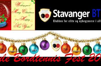 Jule Bordtennis Fest Onsdag 14 desember