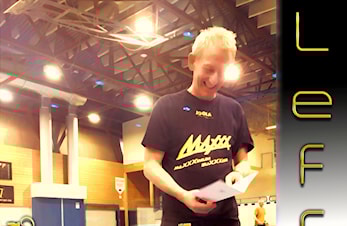 Bordtennistrener Ragnar Leffman Takker for en meget fine Bursdagsgave ifra SBTK.