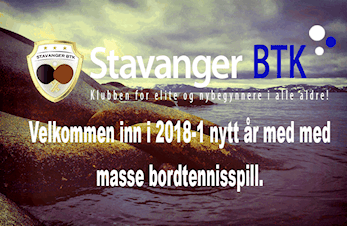 Stavanger bordtennisklubb ønsker alle et riktig Godt Nyttår