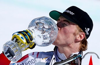 Aleksander Aamodt Kilde vant super-G-cupen
