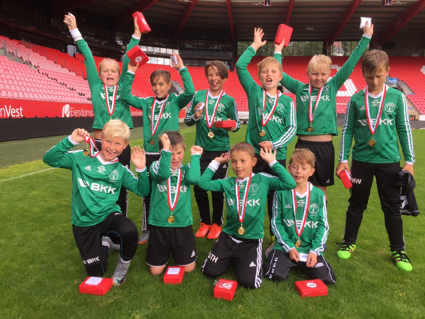 United og Gunners på Brann Cup