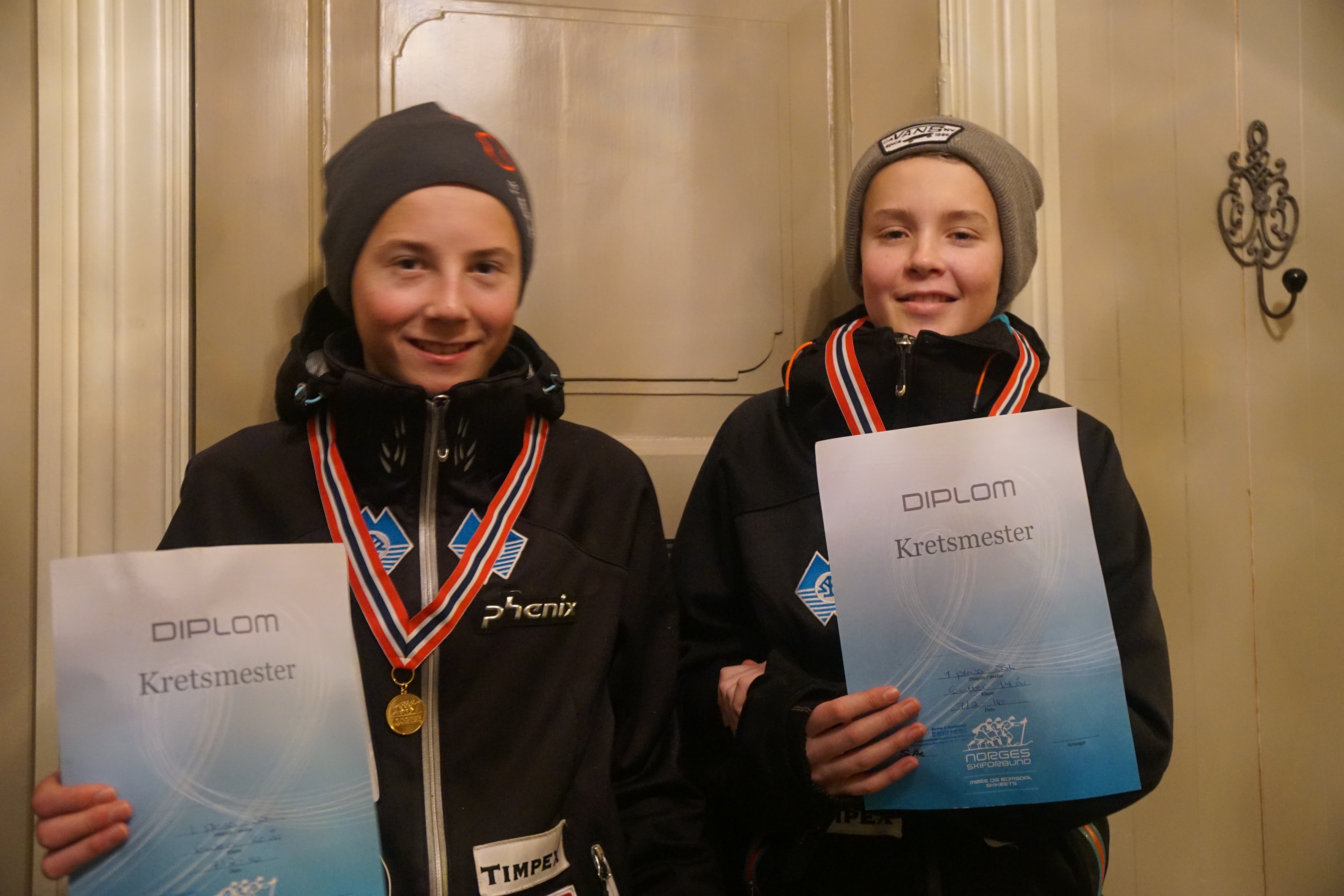 Iver og Jørgen kretsmestere i storslalåm på Tusten!