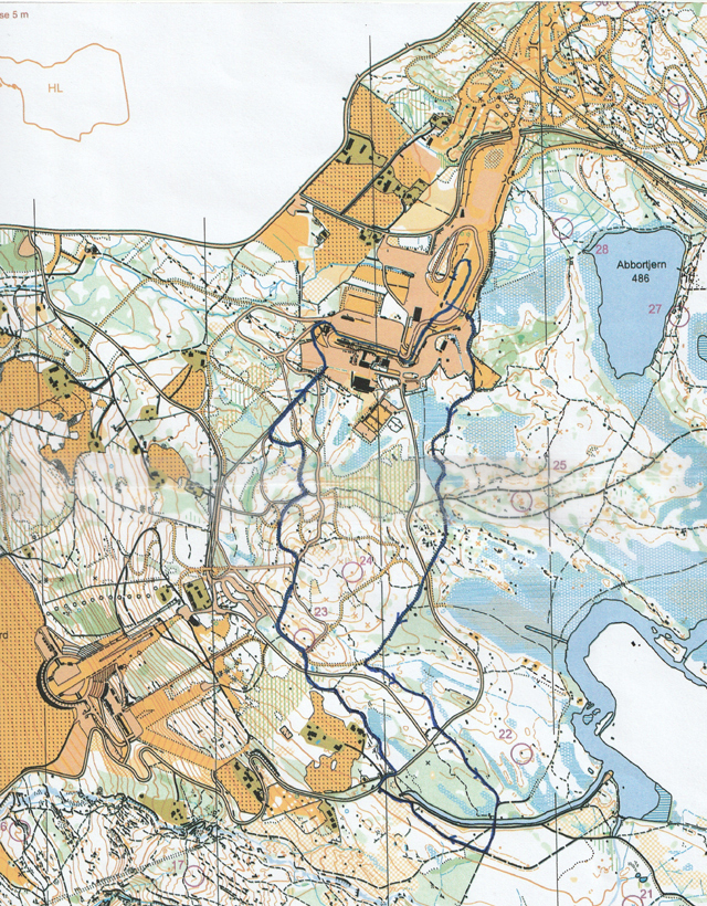 Kanthaugenløpet - litt forkortet utgave på 4,6 km