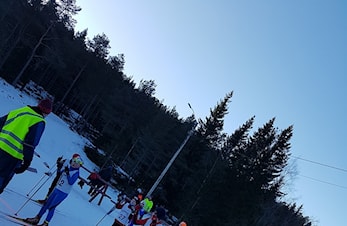 Noen bilder fra kretsrenn skiskyting