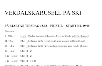 Verdalskarusell i Helgådal