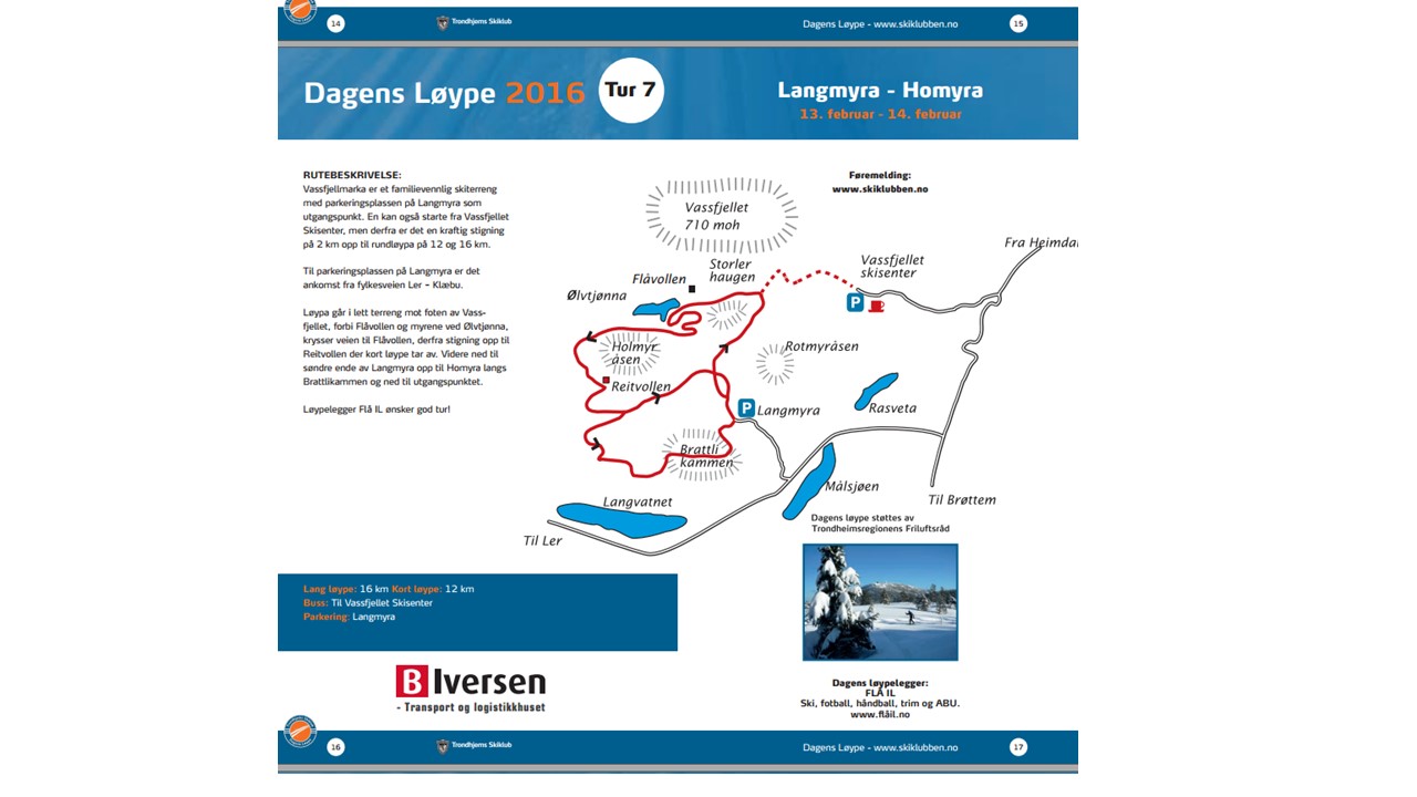 Langmyra Dagens Løype 13.-14. februar