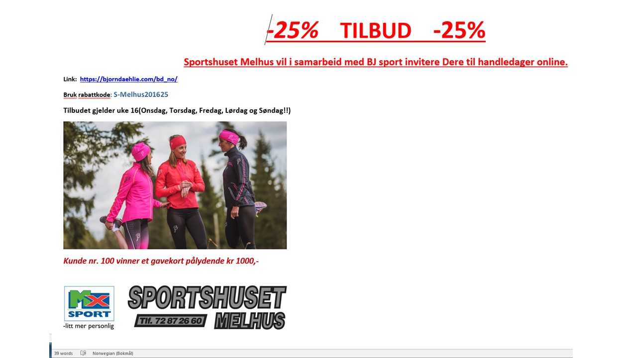 Handledager online BJ sport (Bjørn Dæhli)