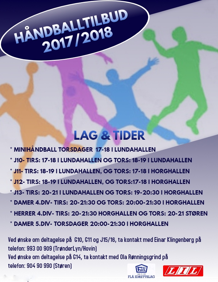 AKTIVITETSTILBUD SESONGEN 2017/2018