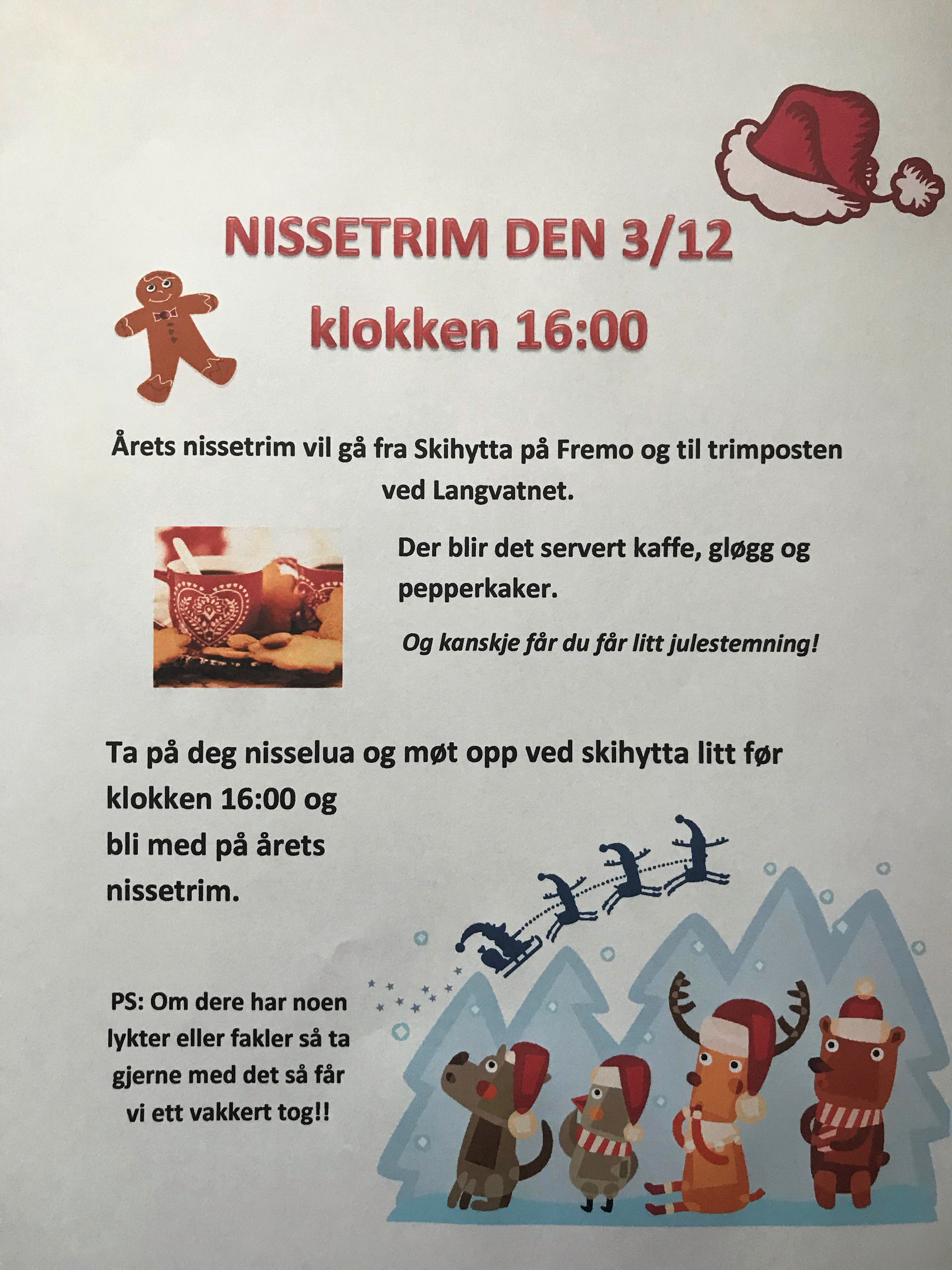 Nissetrim til Langvatnet 3/12-17