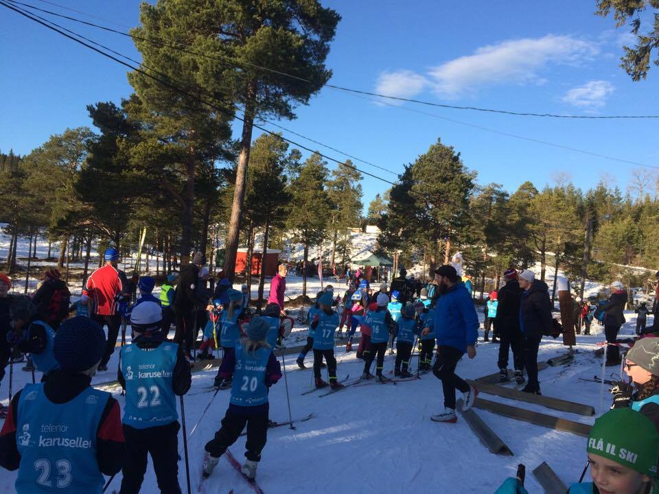 Flådeltagere på Melhusbanken skifestival og Trønderlynrennet
