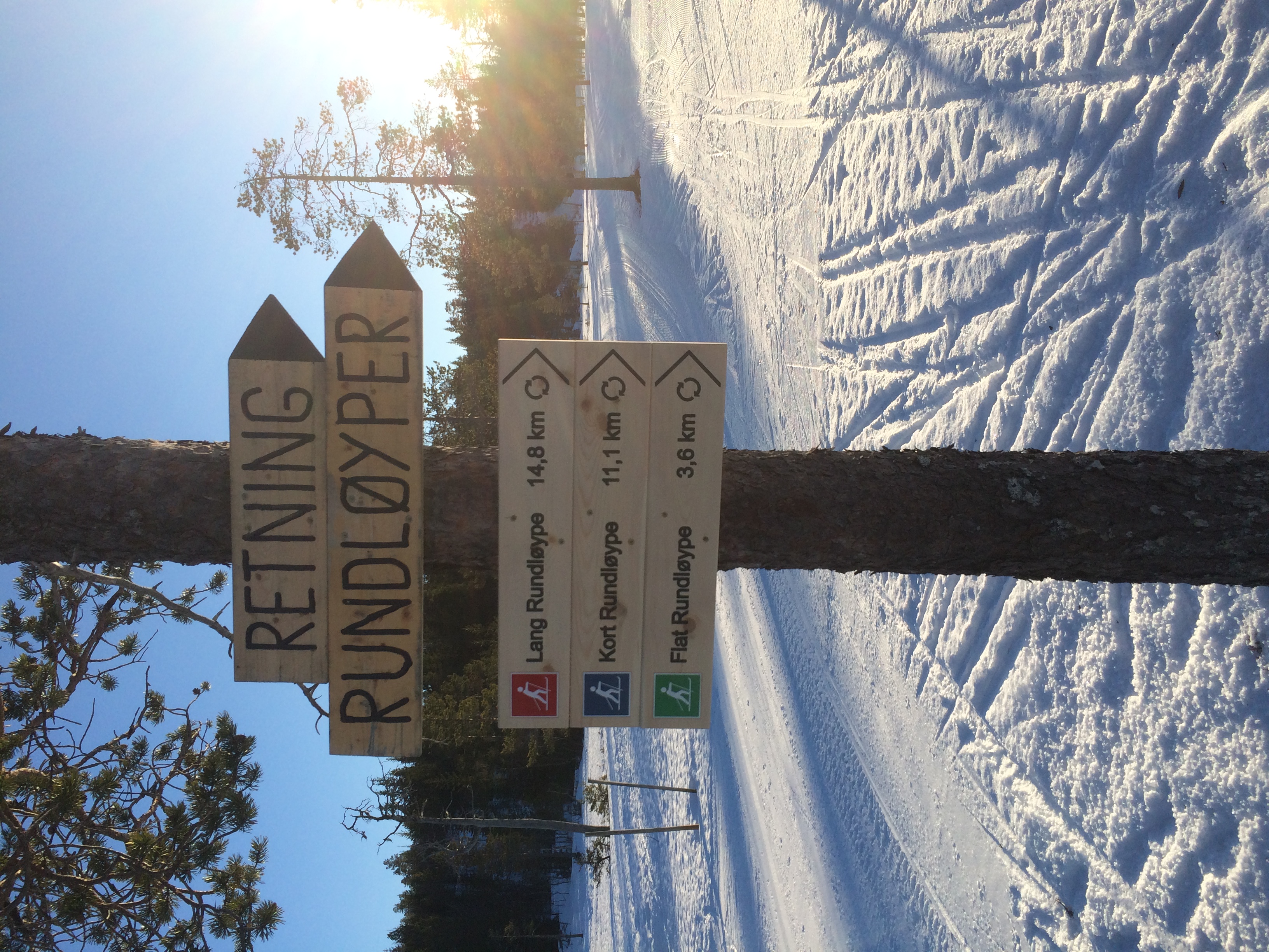 Ny skiltmerking og kart på Langmyra