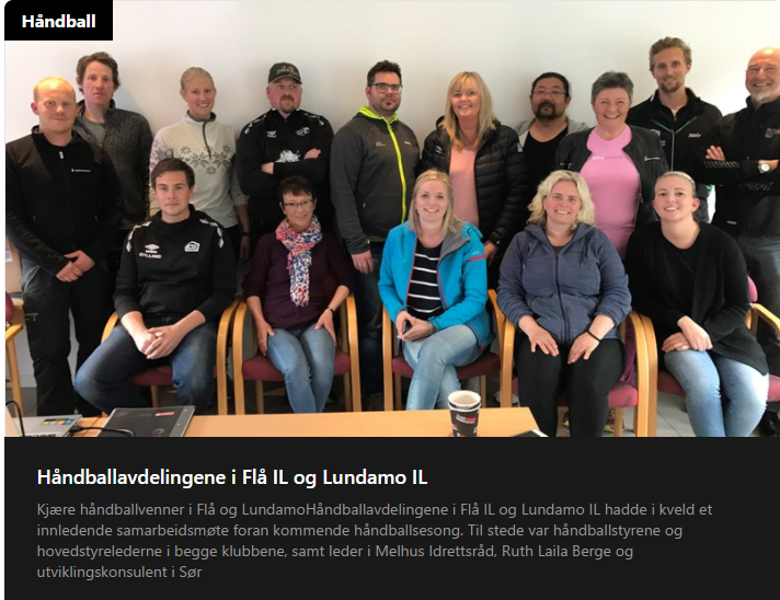 Håndballavdelingene i Flå IL og Lundamo IL