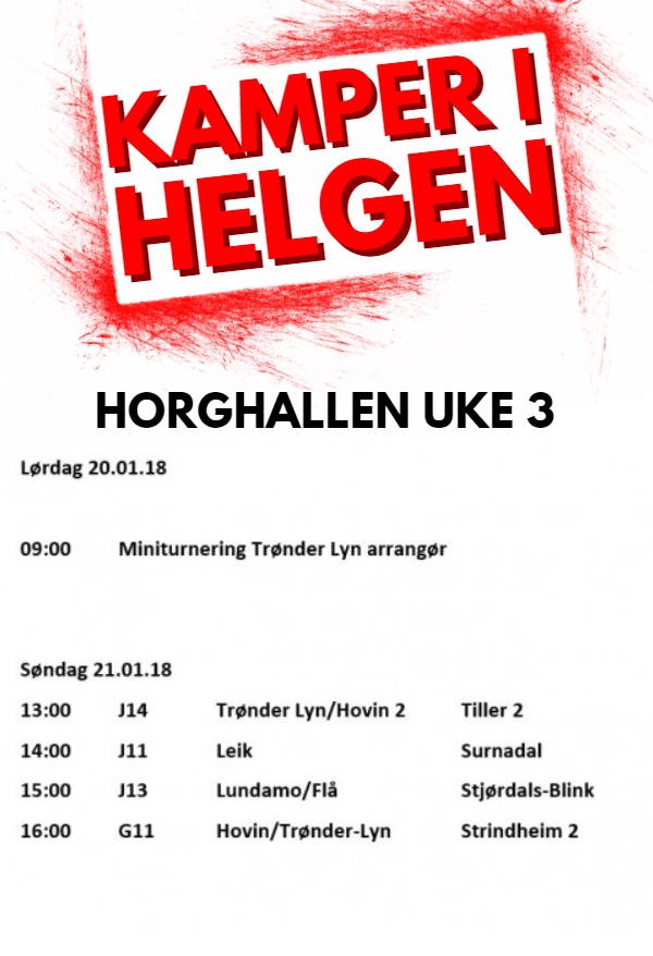 KAMPER I HELGEN
