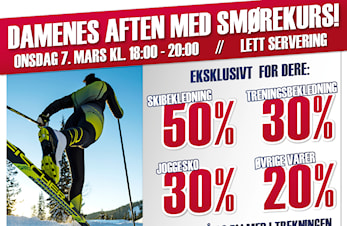Damenes aften med smørekurs hos Sport1 Superstore Hamar