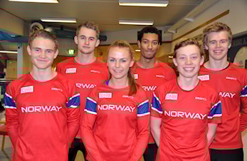 Seks Orion-utøvere på rekruttlandslaget