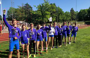 Seks medaljer i stafett-NM