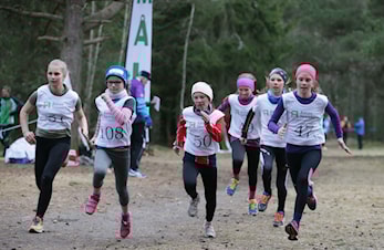 KM terrengløp og friidrettsaktivitet på Ørin 22.4.