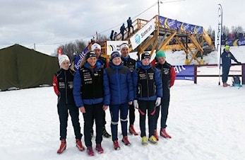 10. og 15.plass på HL-stafettane