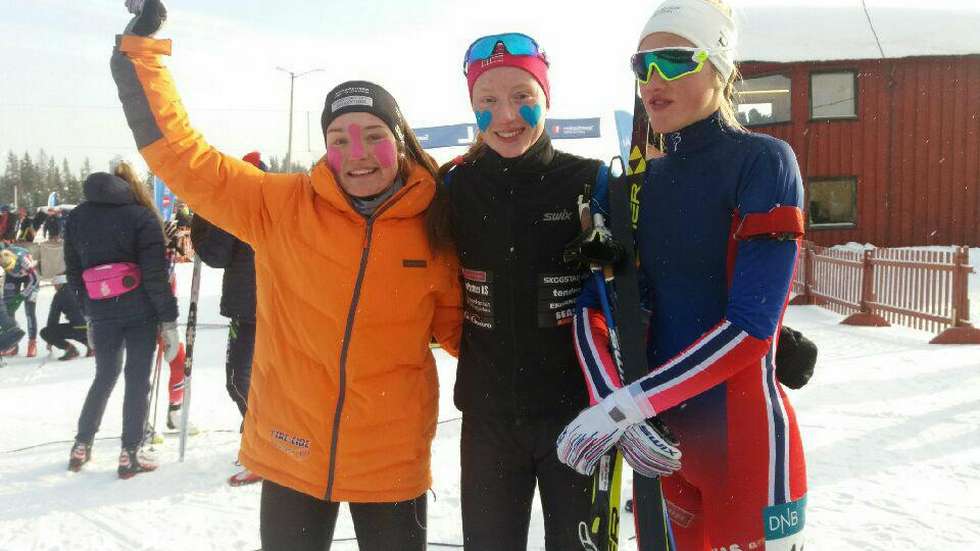 Sølv til stafettlaget på HL skiskyting