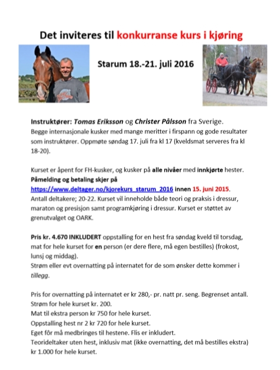 Konkurransekurs i kjøring