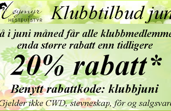 Klubbtilbud juni!!