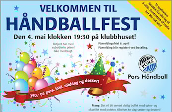 Håndballfest 4. mai