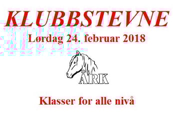 KLUBBSTEVNE Lørdag 24. februar 2018