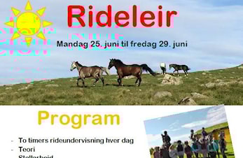 Rideleirer på Ålgård Rideklubb 2018