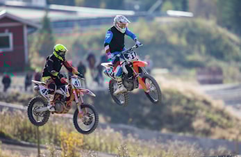 Siste dag med onsdagstrening i år for motocross 2 oktober