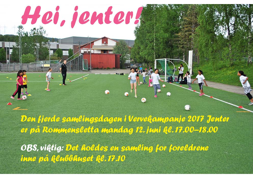 Vervekampanjen for jenter i 1. og 2. klasse