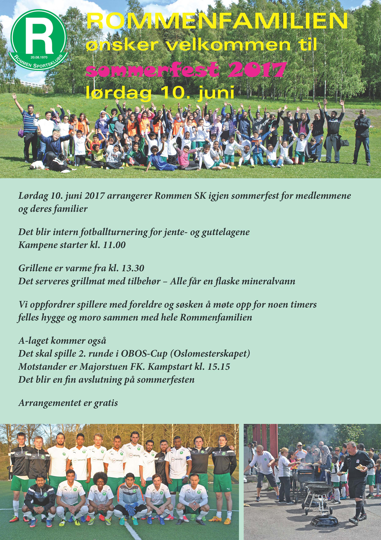 Grill & fotball – bedre blir det ikke!