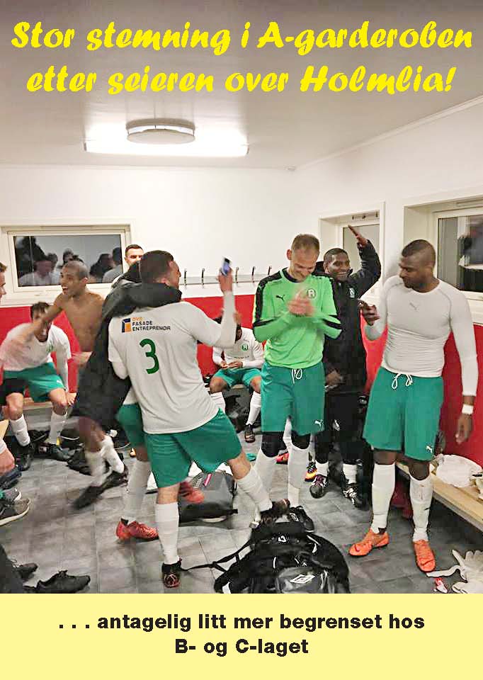 A-, B- og C-lagene har startet . . .