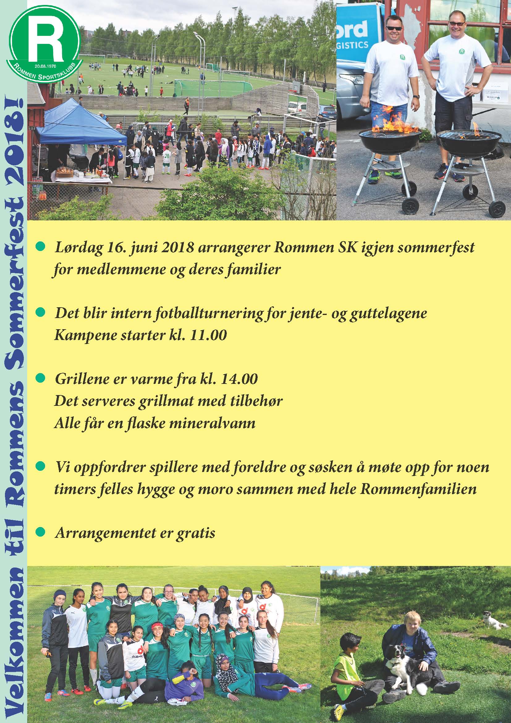 Sommerfest og fotball