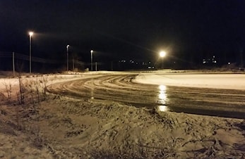 Endelig igang med isleggingen