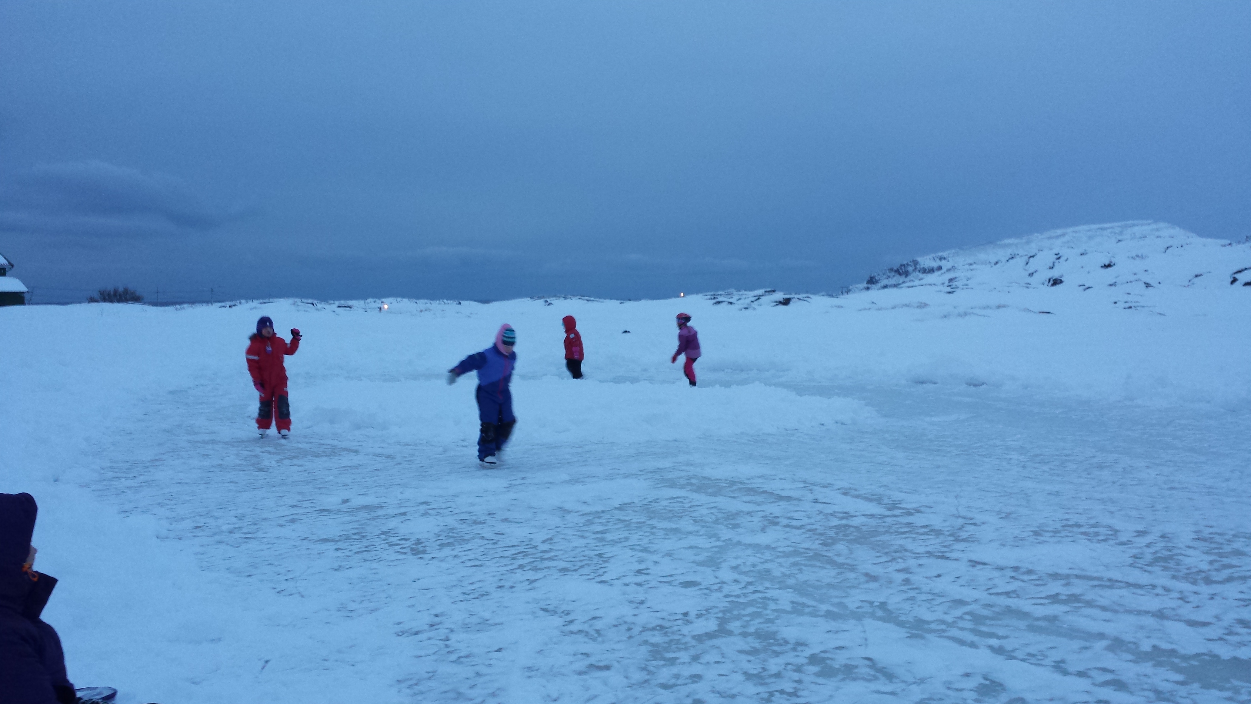 Skøytedag på Mevikvannet